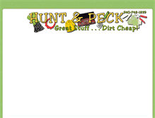 Tablet Screenshot of huntandpeck.net